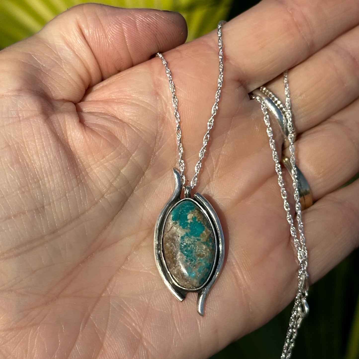 The Wave Turquoise Pendant