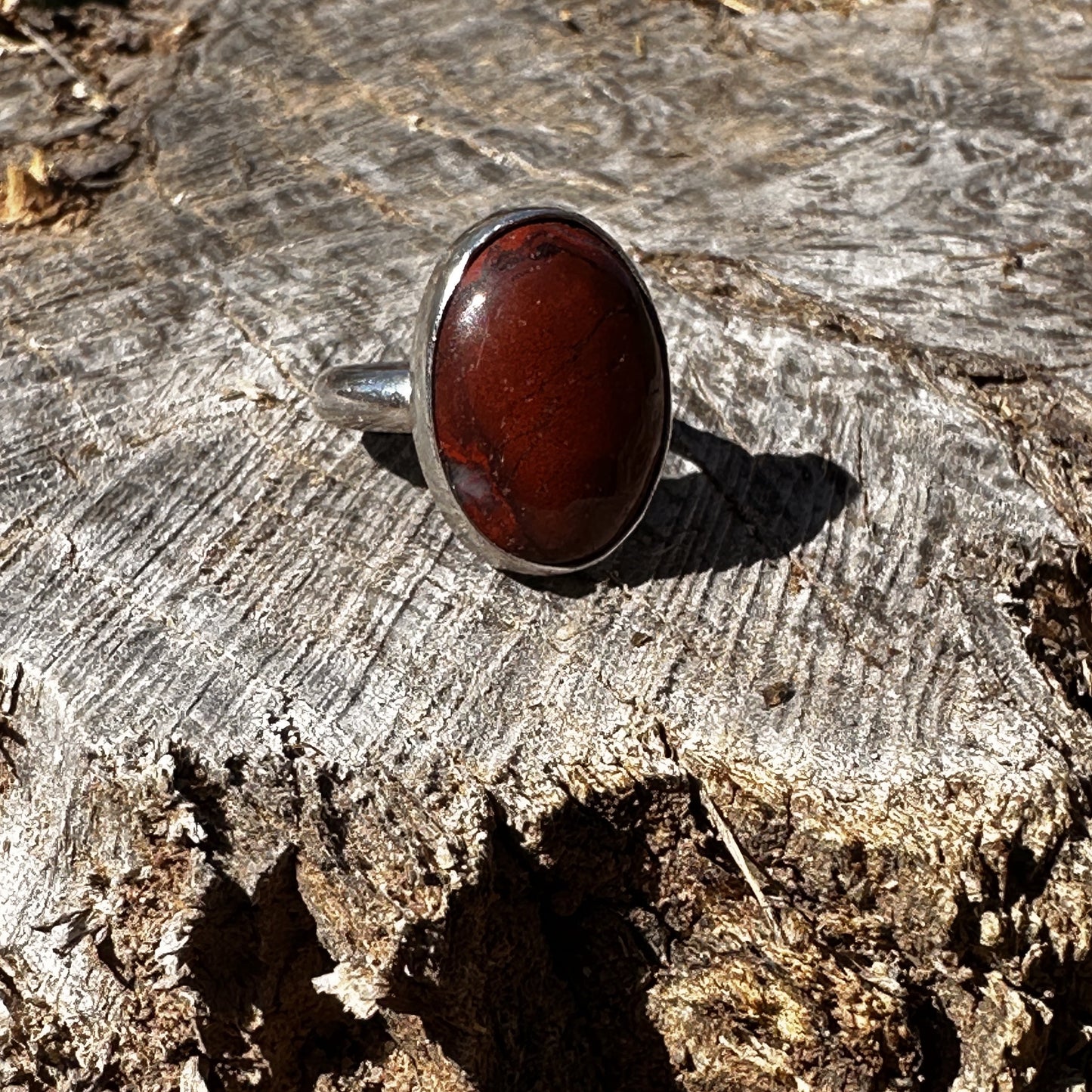 Brecciated Jasper Ring, Size 6